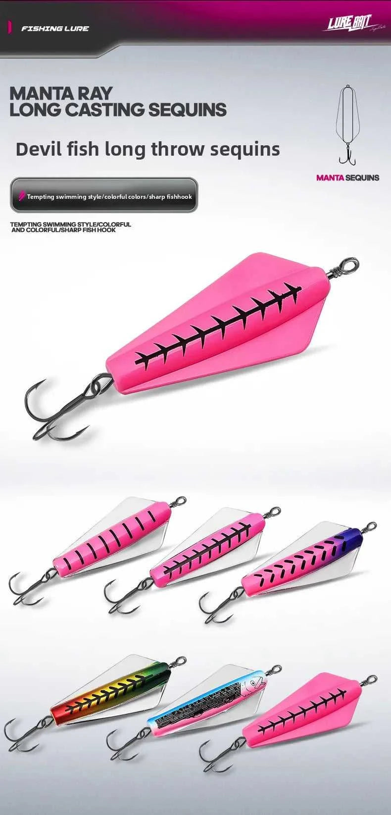 ，Fake Bait Fake Fish Bait Devil Fish Lure Fake BaitvibHard Bait Long Casting Floating Insect King Disc-Shaped Sea Fishing Trout The jack market .AU The jack market .AU Fishing Gear $ 23 14:496#A;5:100014443#13.5g5.2cm 6 3X