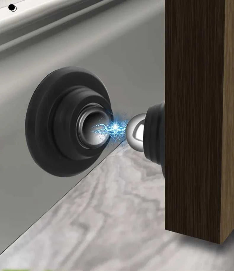 Magnetic Door Stopper Holder Free-punch Kitchen Door Stop Silicone Anti Collision Windproof Household Accessories Retainer The jack market .AU The jack market .AU Home $ 50 14:10#white