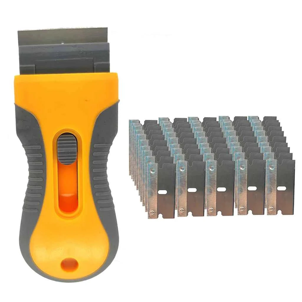 CleanMaster Premium Scraper Knife | Versatile Push Blade for Effortless Adhesive Removal from Glass & Ceramic Tiles