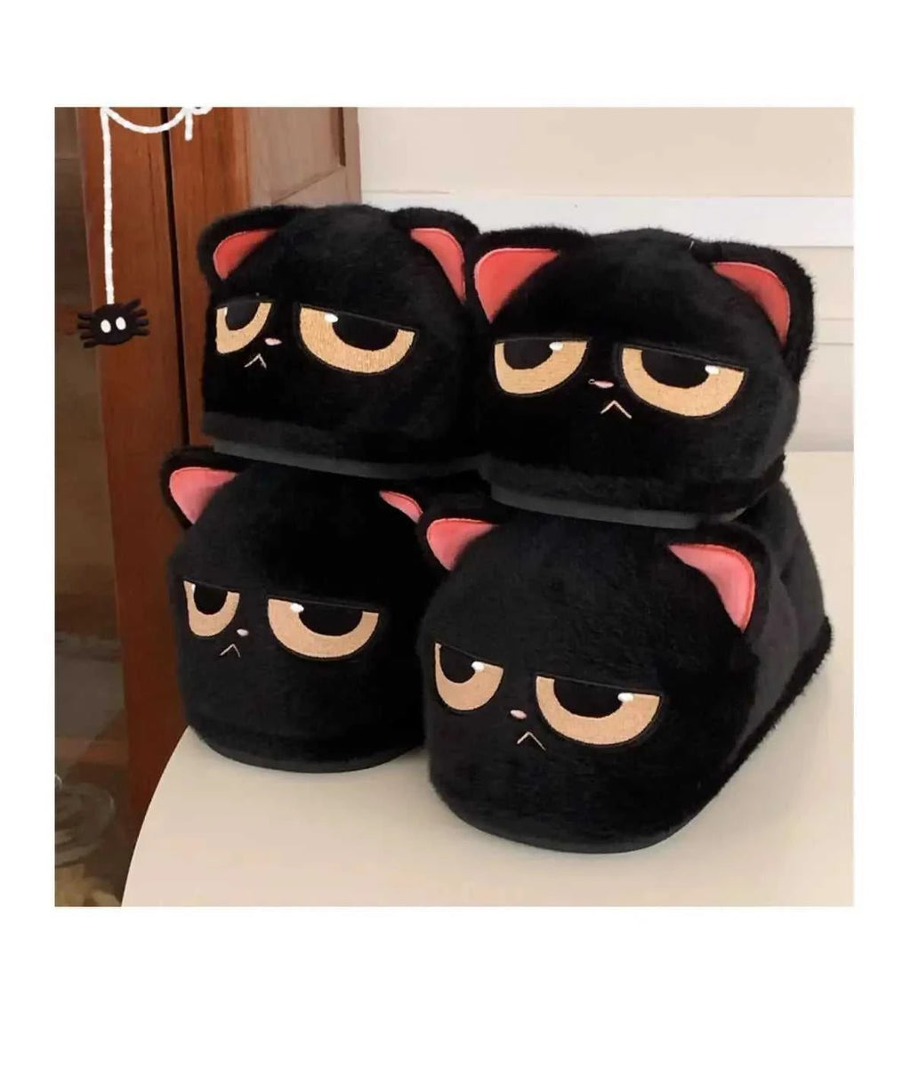 New Snuffy Cat Slippers Woman Warm Wrapped Home Shoes Women's Angry Kitty Furry Slides Winter Snug Close Back Slipper for Couple The jack market .AU The jack market .AU Step Up Your Style: Trendy Shoes for Every Occasion! $ 69 14:10#Yellow-Slides;200000124:201446564;200007763:201336100