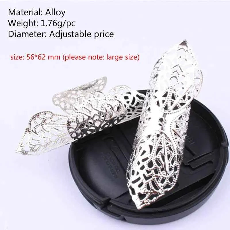5 Pcs Big Open Dreadlocks Hair Beads Hair Rings Hairpin Metal Headdress DIY Wig Alloy Buckle Gold Silver Hair Accessories