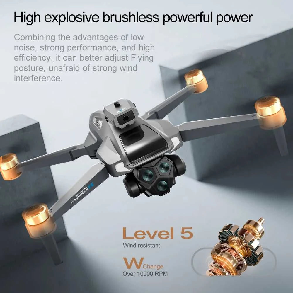 New Drone with Folding Screen Professional 8K HD Camera Aerial Photography Brushless Quadcopter Remote Control Drones Toy Gifts The jack market .AU The jack market .AU Drones $ 146 14:1052#M66-BRUSHLESS-6K