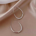 Gold Color Needle Geometric Oval Hoop Earrings for Women Simple Desgin Earrings Party Wedding Jewelry Hot Sale Hot Sale The jack market .AU The jack market .AU Jewellery & Chains $ 50 200001034:361187#Silver-J1