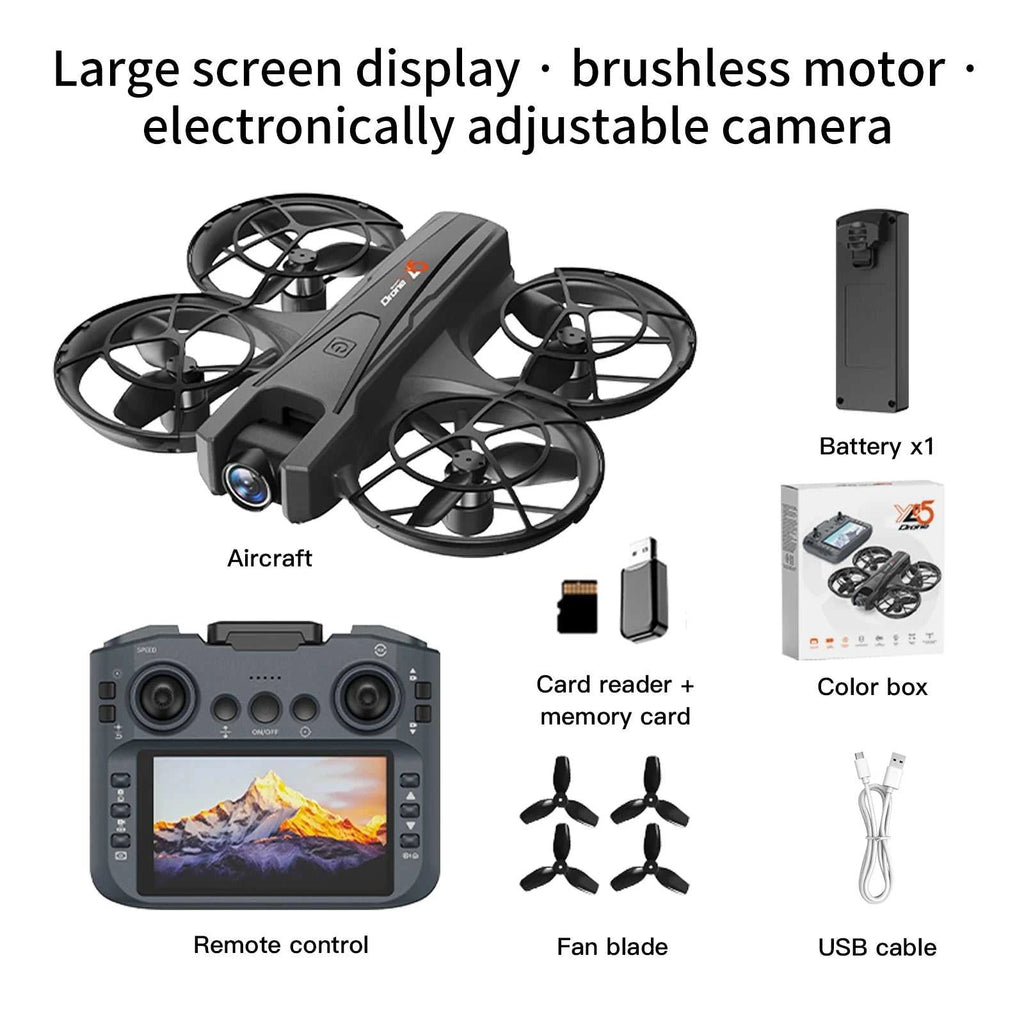 drones with camera profissional con cámara profesionales de 10km optical flow hover dual camera switch 360 °professional드론 дрон The jack market .AU The jack market .AU Drones $ 131 14:193#YL05 black