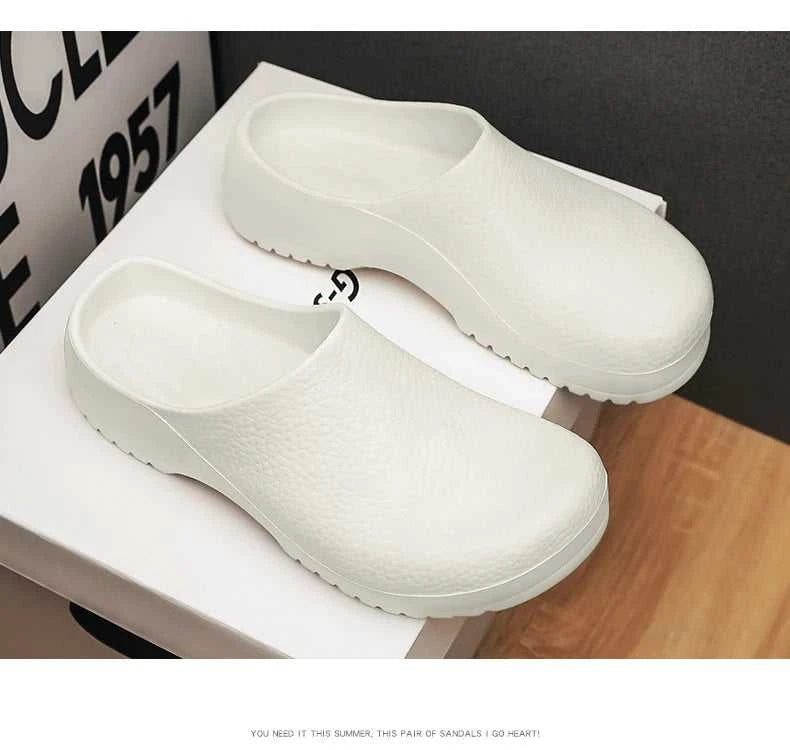 Men Slippers Couples Garden Clog Women Water Proof Chef Shoe Comfortable Sandal Slippers For Pet Workers Outdoor Fishing Shoes The jack market .AU The jack market .AU Step Up Your Style: Trendy Shoes for Every Occasion! $ 63 14:29;200000124:100010487#44-45