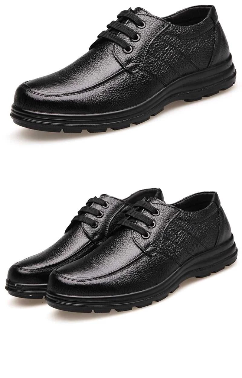 Genuine Leather Shoes Flat Mens Casual Shoes Cowhide Business Brand Male Footwear Soft Comfortable Black The jack market .AU The jack market .AU Step Up Your Style: Trendy Shoes for Every Occasion! $ 80 14:193#Black;200000124:200000364