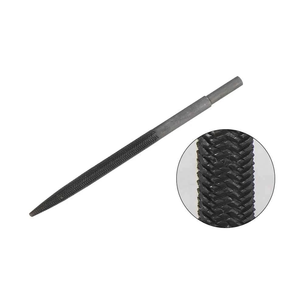4pcs Air File Bit Set - 5mm Flat Polishing & Grinding Bits for Electric & Pneumatic Tools
