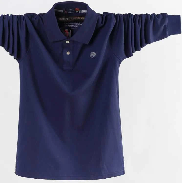 New Autumn Men Polo Shirt Men's Business Work Cotton Male Top Tees Long Sleeve Turn-down Collar Polo Shirts Large Size 6XL The jack market .AU The jack market .AU Men Fashion $ 49 14:691;5:200005259