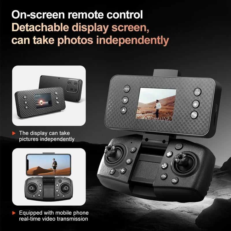 New A22 Drone Aerial 8K HD Dual-Camera GPS Brushless Motor Optical Flow Hovering With Screen Remote Control Folding Drone The jack market .AU The jack market .AU Drones $ 57 14:175#Parking-Apron-Blue