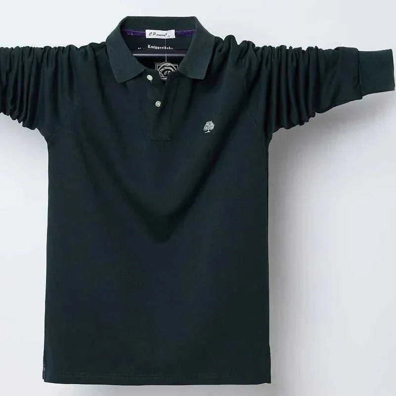 New Autumn Men Polo Shirt Men's Business Work Cotton Male Top Tees Long Sleeve Turn-down Collar Polo Shirts Large Size 6XL The jack market .AU The jack market .AU Men Fashion $ 49 14:691;5:200005259