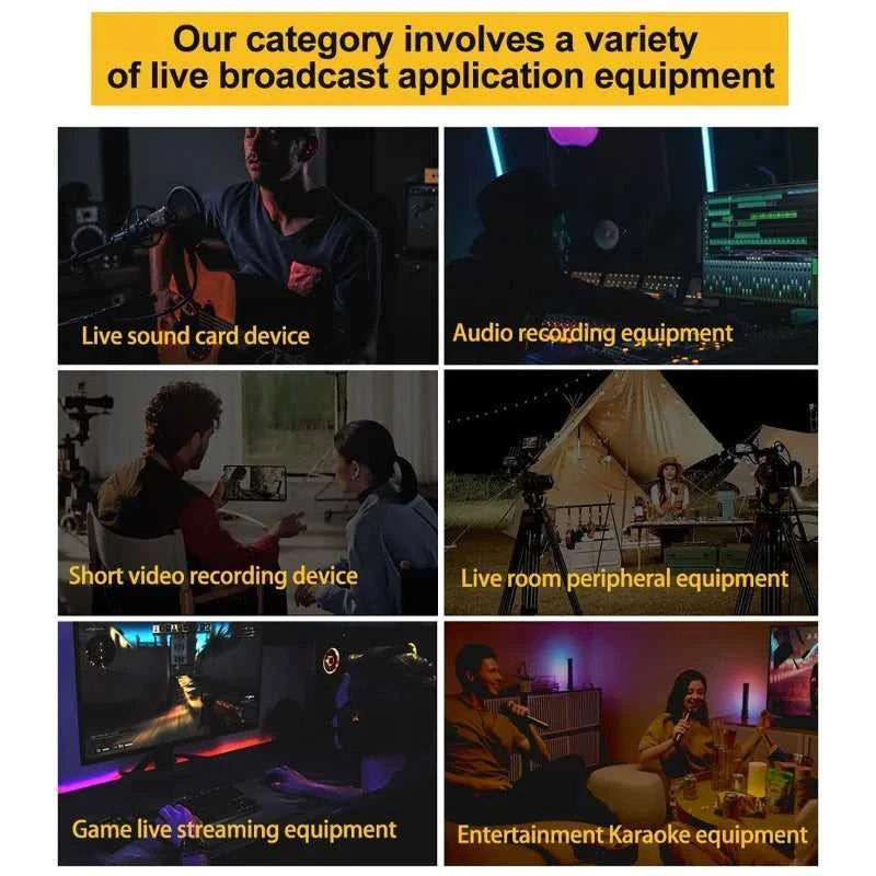 Handheld Microphone with Sound Card Effects All-in-One Noise-Canceling Mic Reverb Connecting Cell Phone for Equipment Live The jack market .AU The jack market .AU Accessories Electronics $ 101 14:193#black