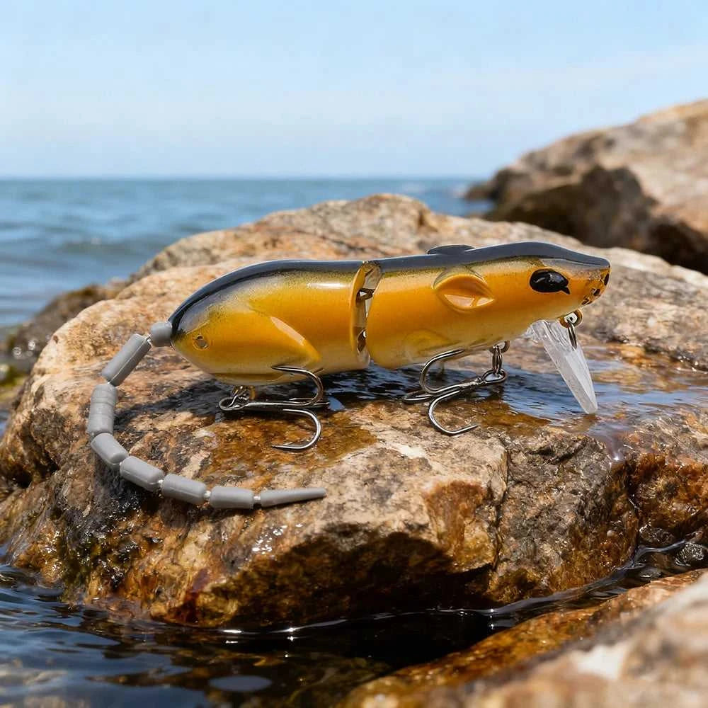 15.5CM Mouse Lure Artificial Plastic Mouse Fishing Lure Swimbait Rat Pike Bass Minnow Floatingbaits Fishing Tackle Accessories The jack market .AU The jack market .AU Fishing Gear $ 21 14:175#J