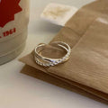VENTFILLE 925 Sterling Silver Ins Style Double-layer Open Index Finger Ring Women's Fashion Personality Niche Design Jewelry The jack market .AU The jack market .AU Jewellery & Chains $ 47 200000226:175#BTSP1125