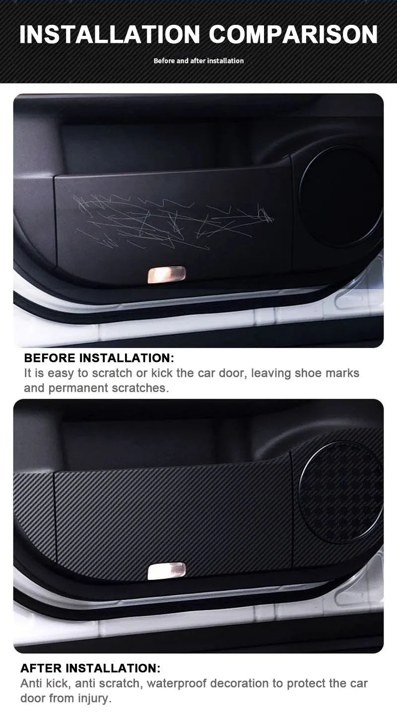 Car Door Anti-Dirty Anti-Collision Pad Protection Stickers Accessories For Chevrolet Cavalier 2016 2017 2018 2019 2020 2021 2022