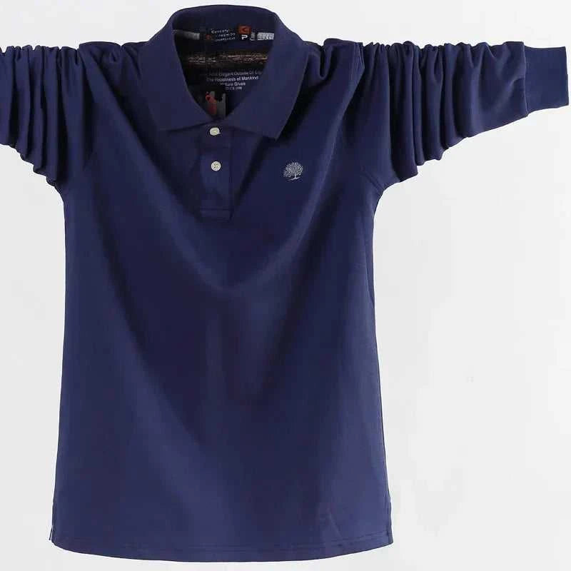 New Autumn Men Polo Shirt Men's Business Work Cotton Male Top Tees Long Sleeve Turn-down Collar Polo Shirts Large Size 6XL The jack market .AU The jack market .AU Men Fashion $ 49 14:691;5:200005259