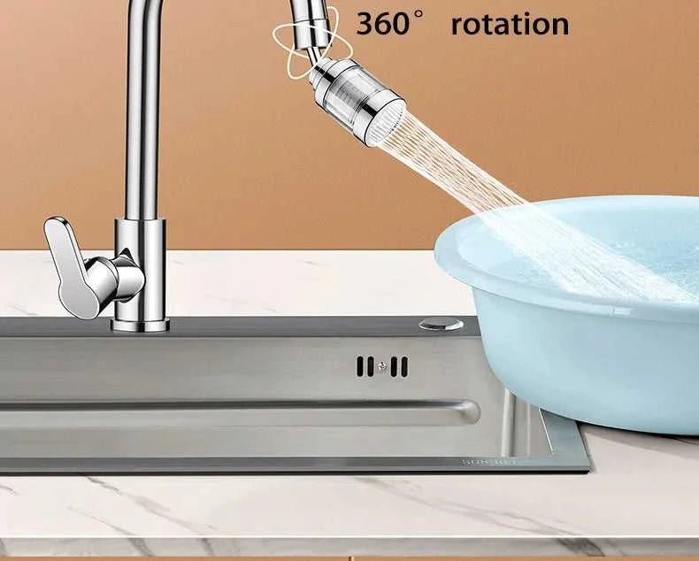 Kitchen Faucet Purifier 360°Rotating Anti Splash Water Telescopic Faucet Extender 316 Stainless Steel Faucet Tap Water Filter The jack market .AU The jack market .AU $ 71 14:10#316 Two Short