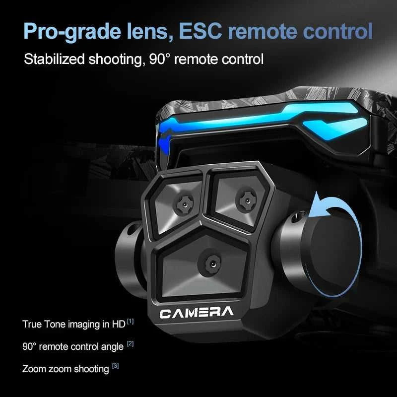 New D13 RC Drone 4K Professional HD Triple Camera 5G WIFI FPV Dron 360° Obstacle Avoidance Brushless Large Screen Quadcopter Toy The jack market .AU The jack market .AU Drones $ 128 14:29#D13-Screen Drone