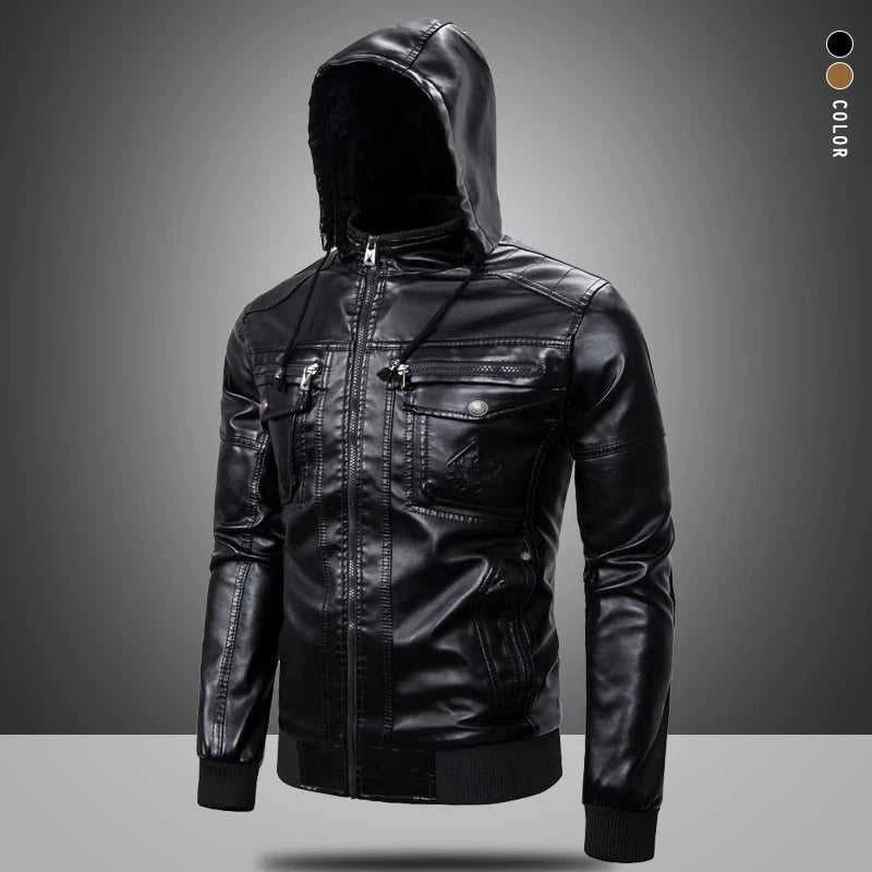 Winter Men's Leather Jackets Male Hooded Fleece Coat EUR Size Streetwear PU Casual Biker Jackets Men Motorcycle Jacket A1F1603 The jack market .AU The jack market .AU Men Fashion $ 102 14:366;5:100014065#EUR XL