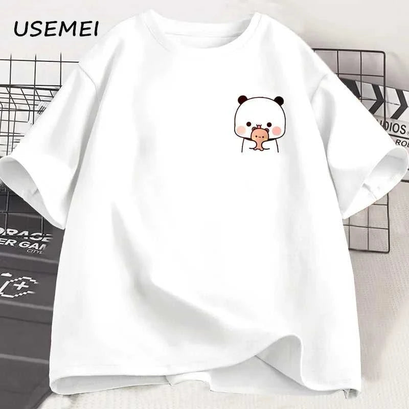 Panda Bear Bubu Dudu and Their Babies T Shirt Fashion Funny Couple T-shirt Women Men Fashion Casual Short Sleeve Tees Clothing The jack market .AU The jack market .AU Men Fashion $ 30 14:1254#Bubu Dudu 2;5:361386