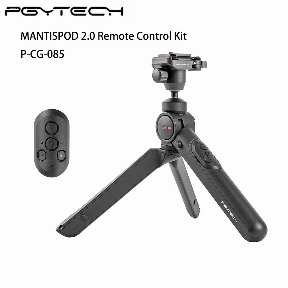 PGYTECH MANTISPOD 2.0 Bluetooth Mini Camera Vlogging Tripod|6 Modes Small Travel Flexible DSLR Pocket Stand With Remote Control