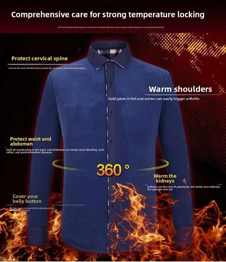 High Quality Men's Clothing 2026 Men Long Sleeve Thick Warm Shirt Tops Fashion Men Print Handsome Versatile Shirts Formal Shirts The jack market .AU The jack market .AU Men Fashion $ 43 14:771#6F HB622;5:4183#3XL(80-90KG)