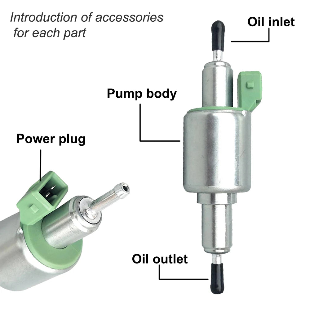 16/28/65ML Oil Pump 12V Parking Heater Parts Replacement Parts  Truck Air Diesel Heater Parts For 2KW-6KW Air Heater Diesels