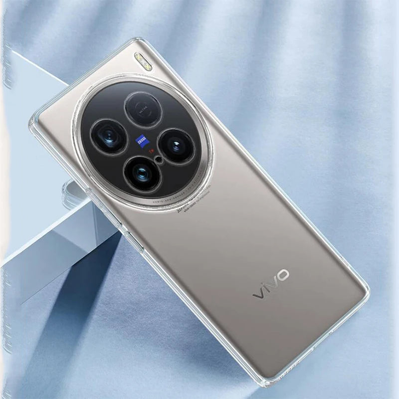 For Vivo X100s Pro X100 Ultra Soft TPU Phone Case for VivoX100s X100sPro Transparent Cover Shell Clear Protective Back Coque