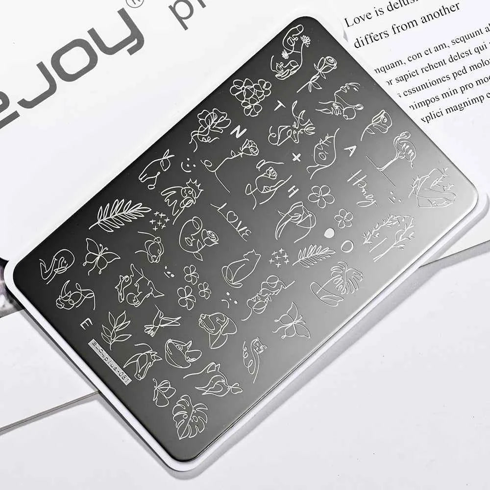 Maple Leaf Nail Stamping Plates - Stunning Autumn & Winter Leaf Designs for Unique Manicures