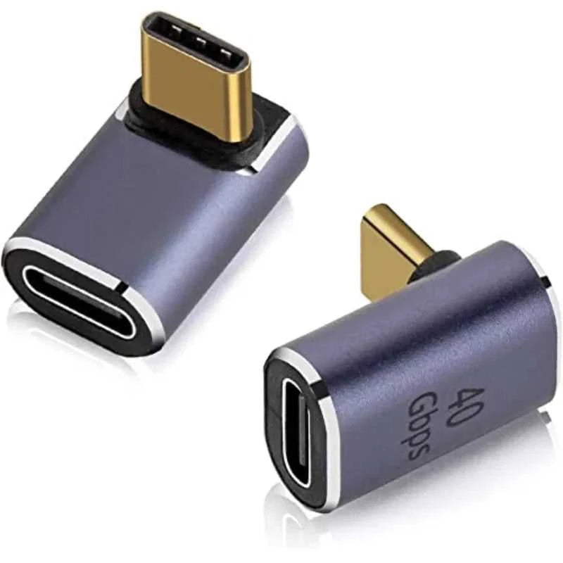 90 Degree Right Angle USB C Male Adapter to USB C Female Adapter With 40 Gbps PD 100W 8K@60Hz Video Compatible For Steam Deck The jack market .AU The jack market .AU Accessories Electronics $ 49 <none>