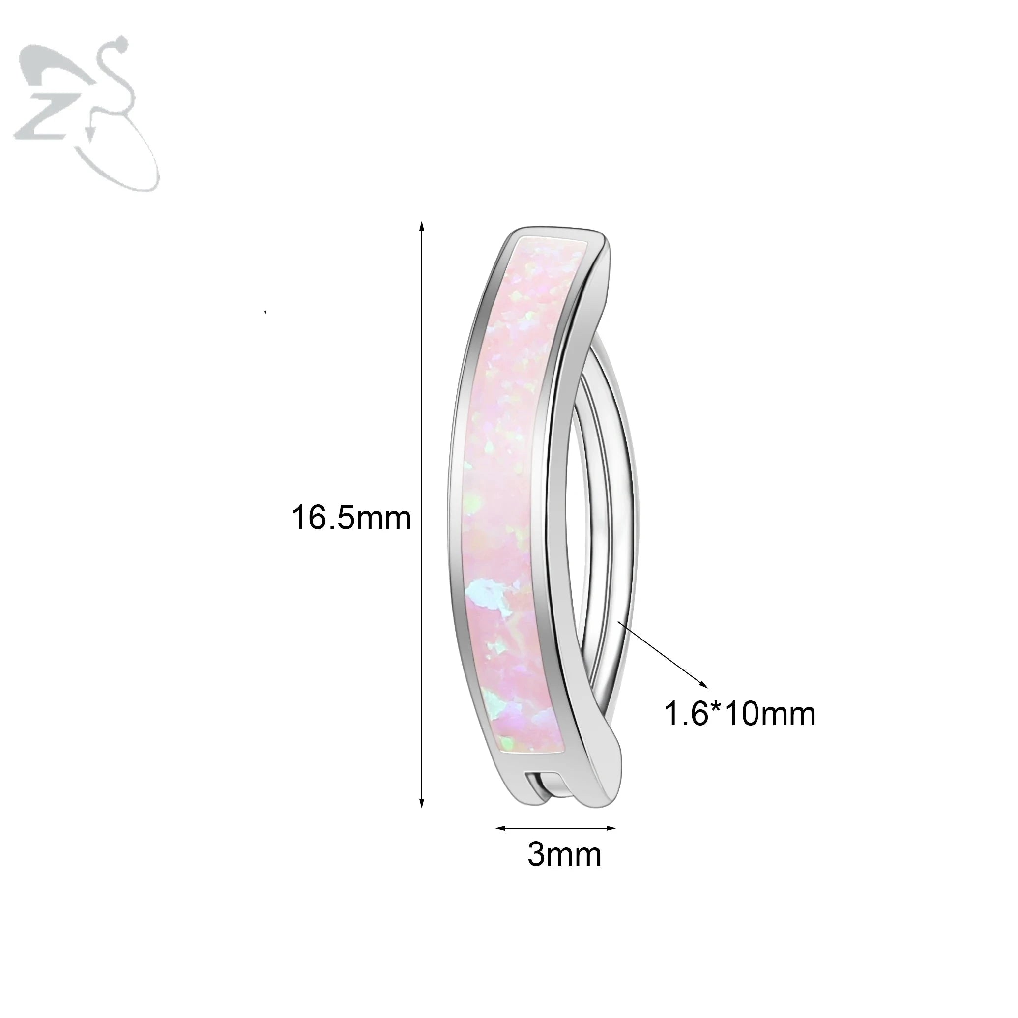ZS 1PC 925 Sterling Silver Navel Ring Reverse Curved Belly Button Clicker Minimalist Belly Piercing Zircon Navel Piercing 14/16G The jack market .AU The jack market .AU Jewellery & Chains $ 55 200001033:200003762#style2 1.6x10mm
