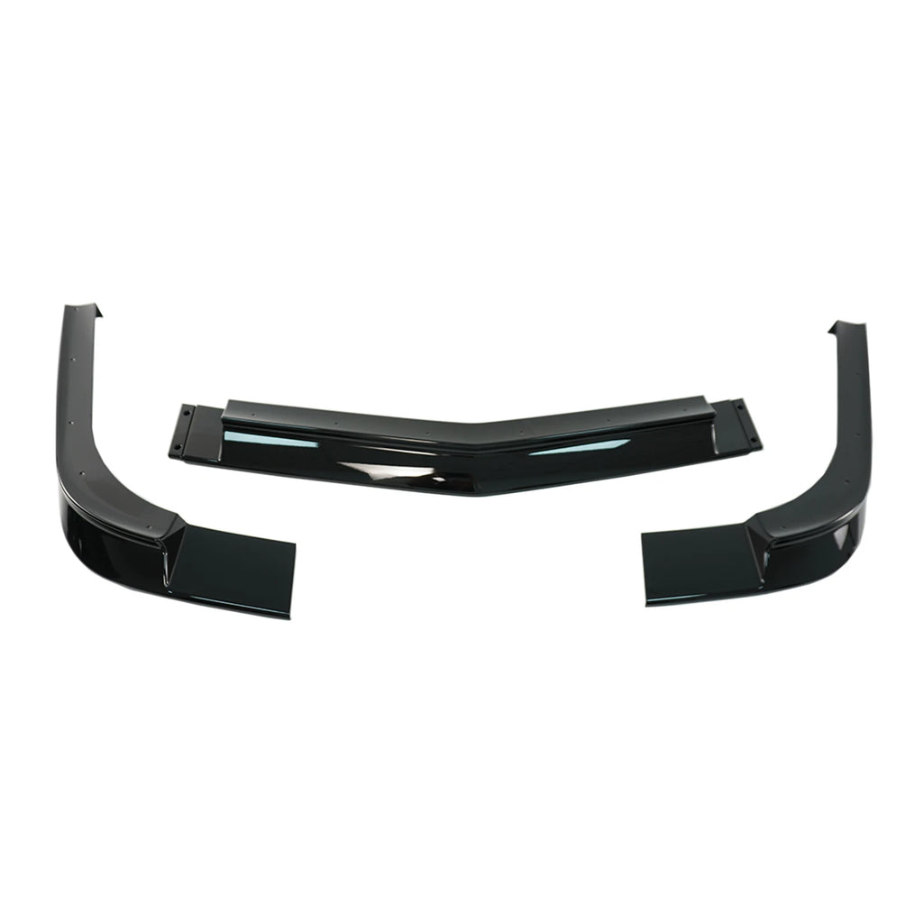 For Chevrolet Corvette C5 1997-2004 3PCS Front Bumper Lip Splitter Body Kit Glossy Black Carbon Fiber Style Car Accessories