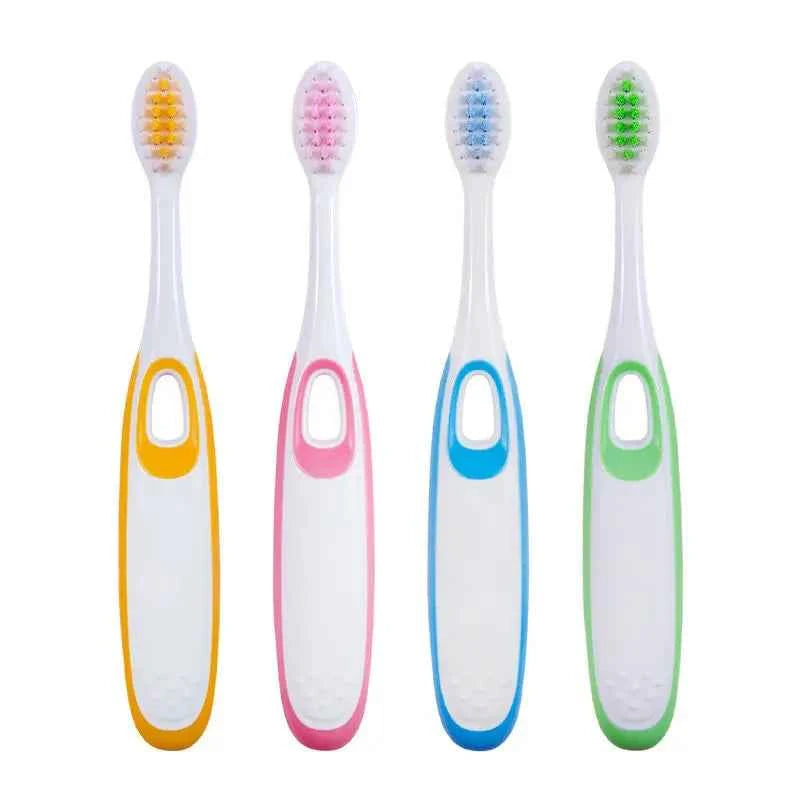 BrightSmiles 8 PCS Kids' Soft Bristle Toothbrushes - Gentle Care in Convenient Barrel Packaging