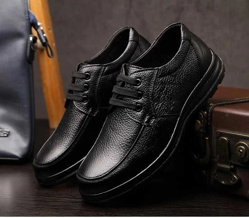Genuine Leather Shoes Flat Mens Casual Shoes Cowhide Business Brand Male Footwear Soft Comfortable Black The jack market .AU The jack market .AU Step Up Your Style: Trendy Shoes for Every Occasion! $ 80 14:193#Black;200000124:200000364