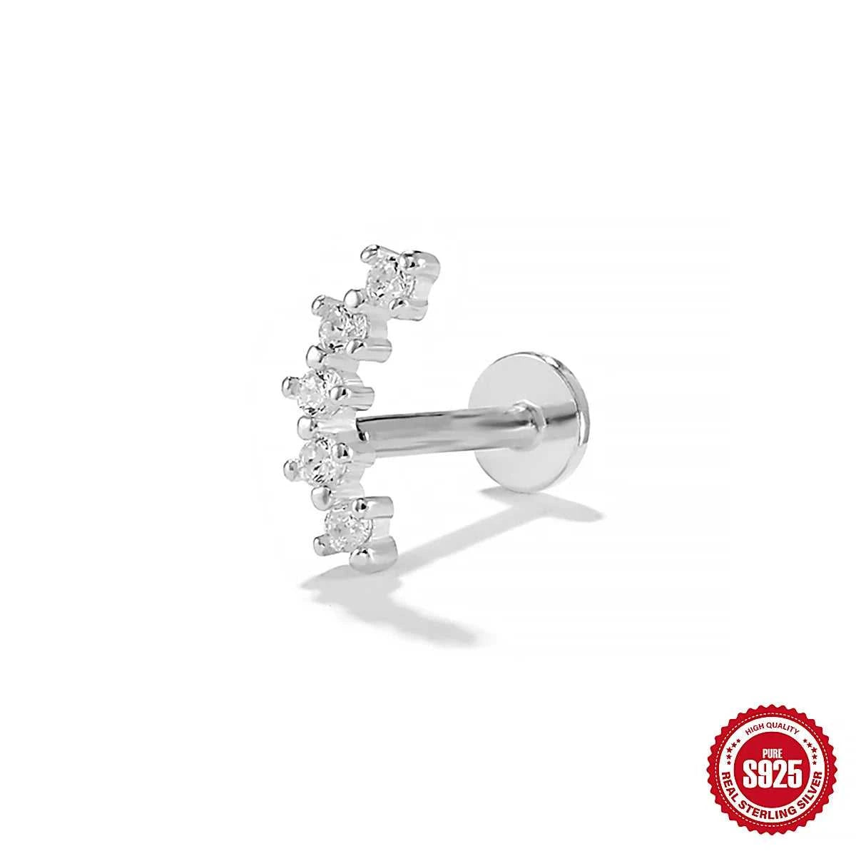 AIDE 925 Sterling Silver 1Pc Mini Shiny Heart/WaterDrop For Women Cartilage Piercing Earring INS Classic Pendant Tassel Gifts The jack market .AU The jack market .AU Jewellery & Chains $ 54 200000226:200006154#26;200001034:361180#1 piece