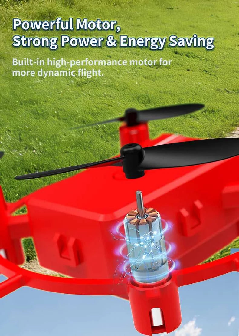 K26 MINI Air Soccer Competitive Drone | 360° Full Protection Crash-Proof | Hand Throw Takeoff No Remote Skill Birthday Gift The jack market .AU The jack market .AU Drones $ 71 14:193#K26-Red