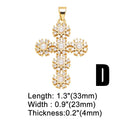 OCESRIO White Crystal Heart Beads Cross Pendant for Necklace Copper Gold Plated shell FE Jewelry Making Supplies pdtb218 The jack market .AU The jack market .AU Jewellery & Chains $ 51 200001033:361188#D nkeb181