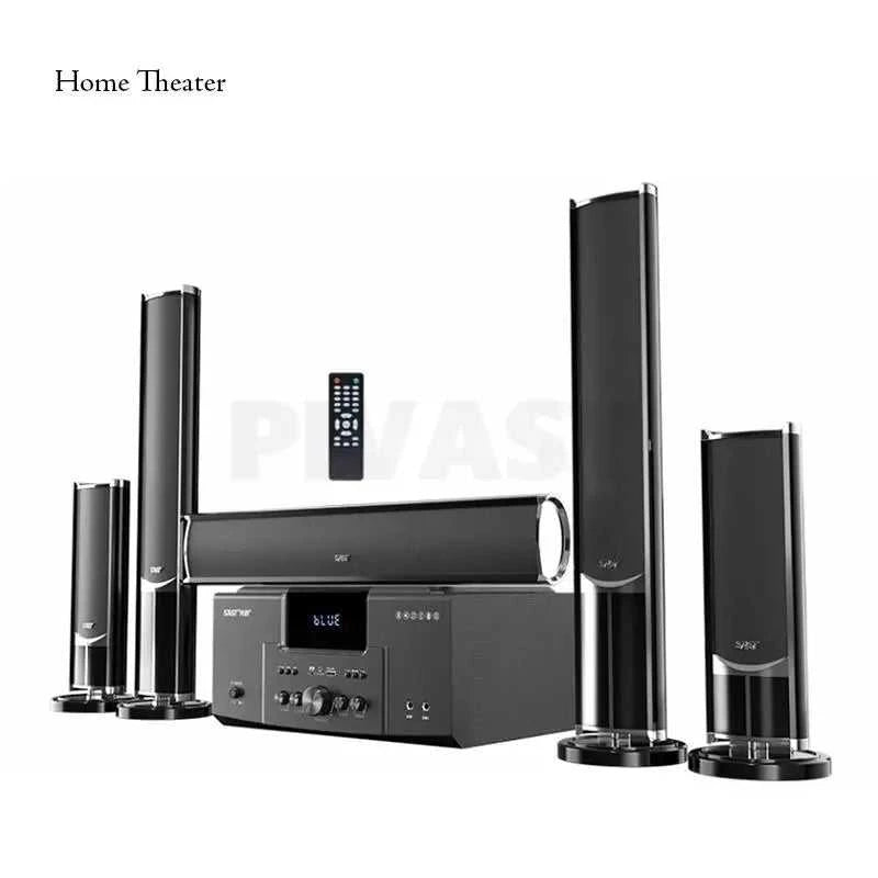 160W Home Theater Set 4Ω Bluetooth Speaker 8 Inch Subwoofer 5.1 Sound System Audio Set For Karaoke TV Living Room KTV Studio The jack market .AU The jack market .AU Accessories Electronics $ 1048 14:348#1Set x Mic