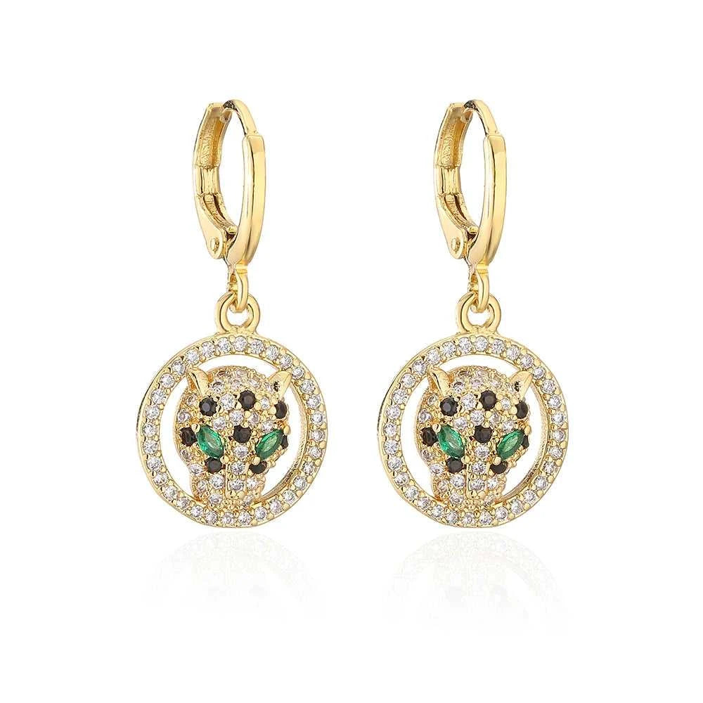 Mafisar New Arrival Classic Gold Plated Delicate Zircon Animal Leopard Earrings High Quality Hip-Hop Style Women Jewelry Gifts The jack market .AU The jack market .AU Jewellery & Chains $ 49 200001034:361180#43301