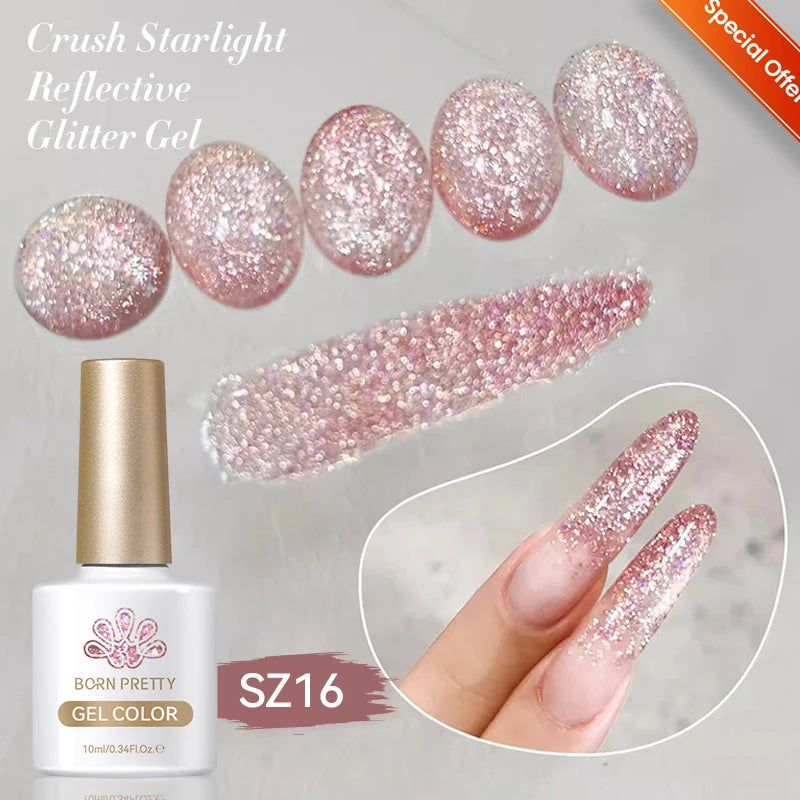 BORN PRETTY Neon Red Gel Nail Polish Yellow Green Summer Color Semi Permanent Varnish 10ml Soak Off UV LED Nail Art Manicure