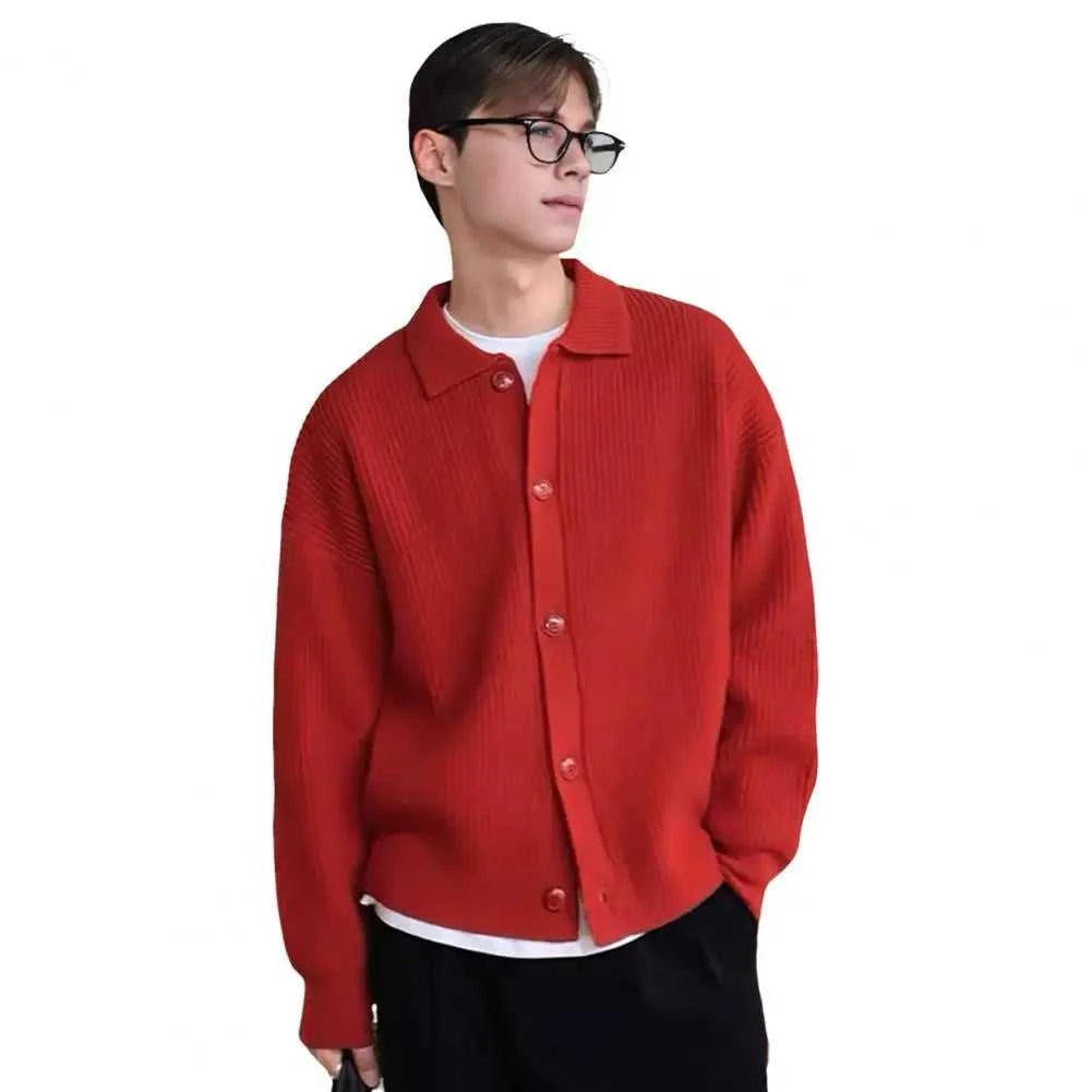 Men Sweater Coat Korean Fashion Knitted Coats Men Streetwear Slim Fit Casual Cardigan Coats The jack market .AU The jack market .AU Men Fashion $ 49 14:29#Black;5:4182