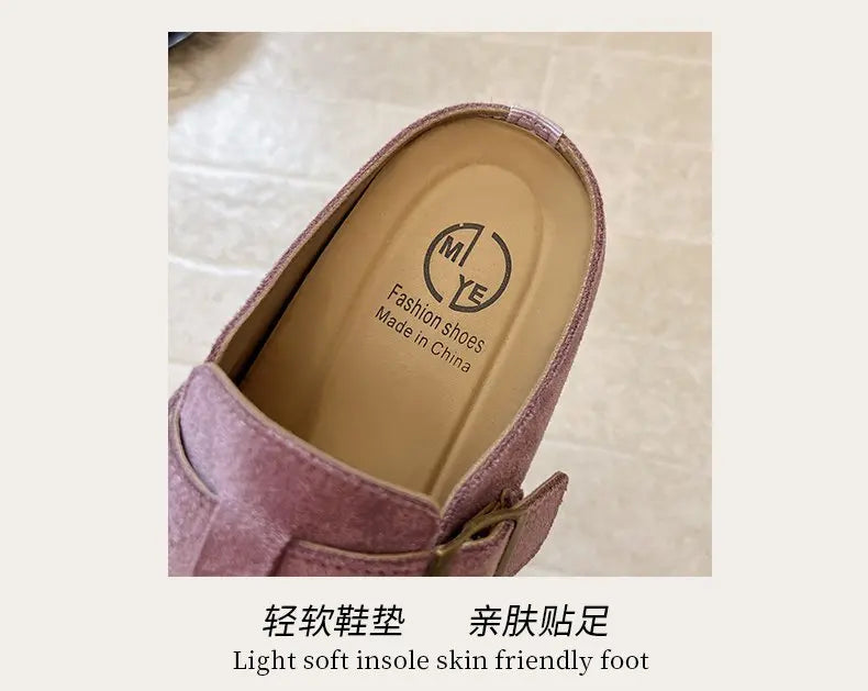 Shevalues 2025 Summer Women's Clogs Slippers With Adjustable Buckle Casual Outdoor Slides Soft Sole Comfortable Women's Sandals