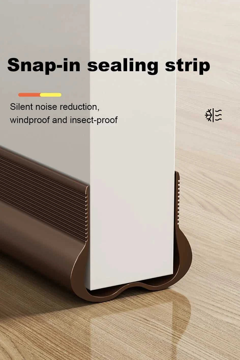 PVC Adjustable Door Bottom Seal Strip Weather Strip Under Door Draft Stopper Thicker Anti-Cold Gap Blocker Sealing Weather Strip The jack market .AU The jack market .AU Home $ 52 14:365458#brown B10494A