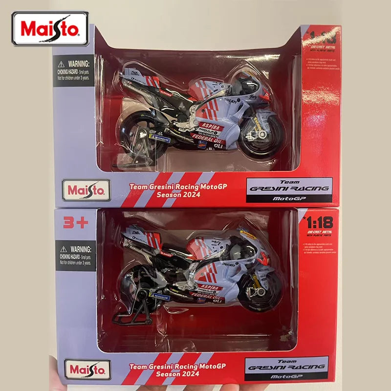 New In Stock Maisto 1:18 Scale Gresini Marquis No.93 202 Motorcycle Alloy Die-Cast Model Custom Children'S Toys Gift Collectible