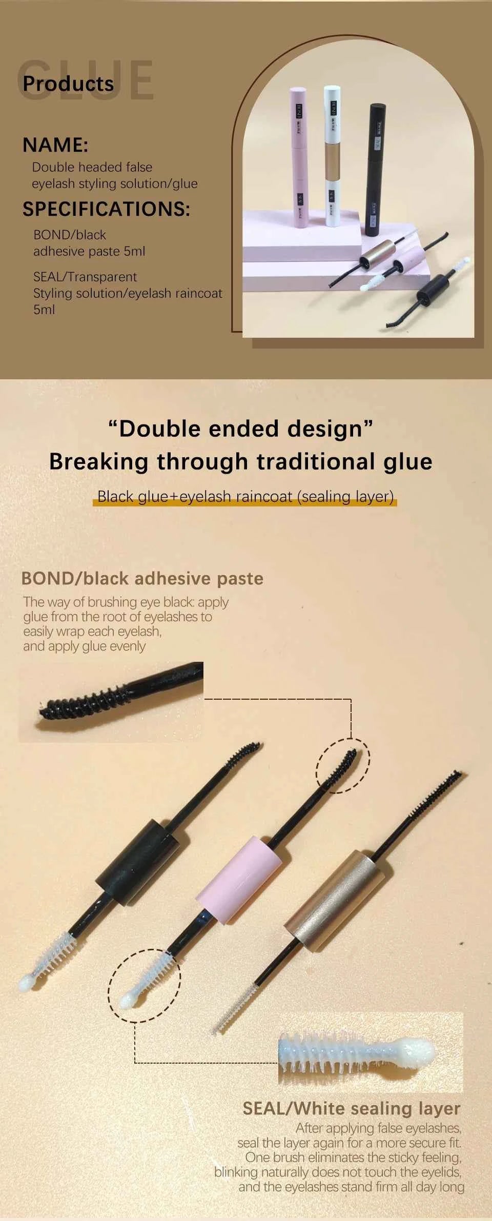 LuxeLash Eyelash Glue Kit - Long-Lasting Bond & Seal + Lash Remover + Precision Tweezers for Flawless Home Application