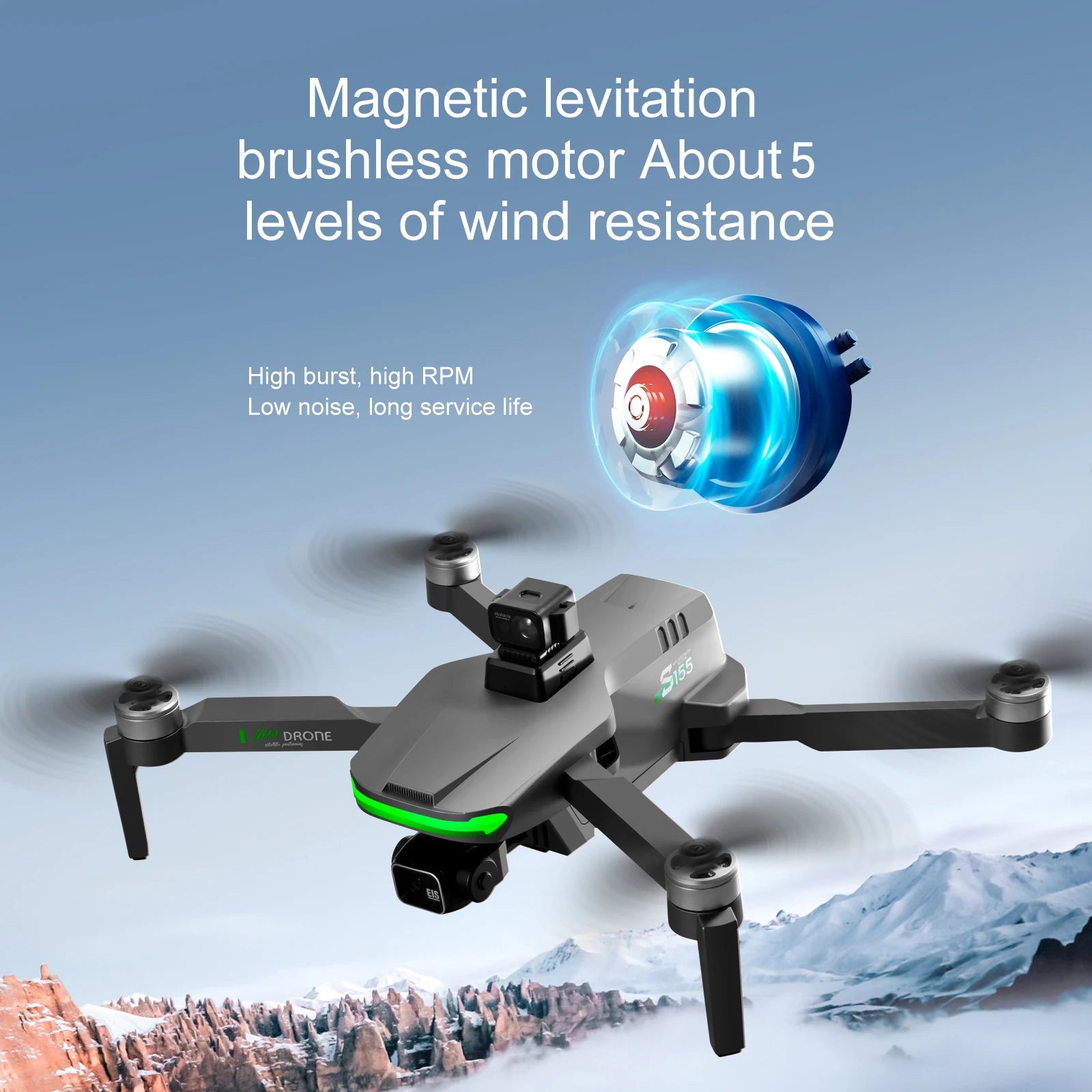 2024 NewS155 Drone With 8K Camera A22 360° Laser Obstacle Avoidance 5G Digital Image Transmission PTZ Anti-Shake EIS Camera FPV