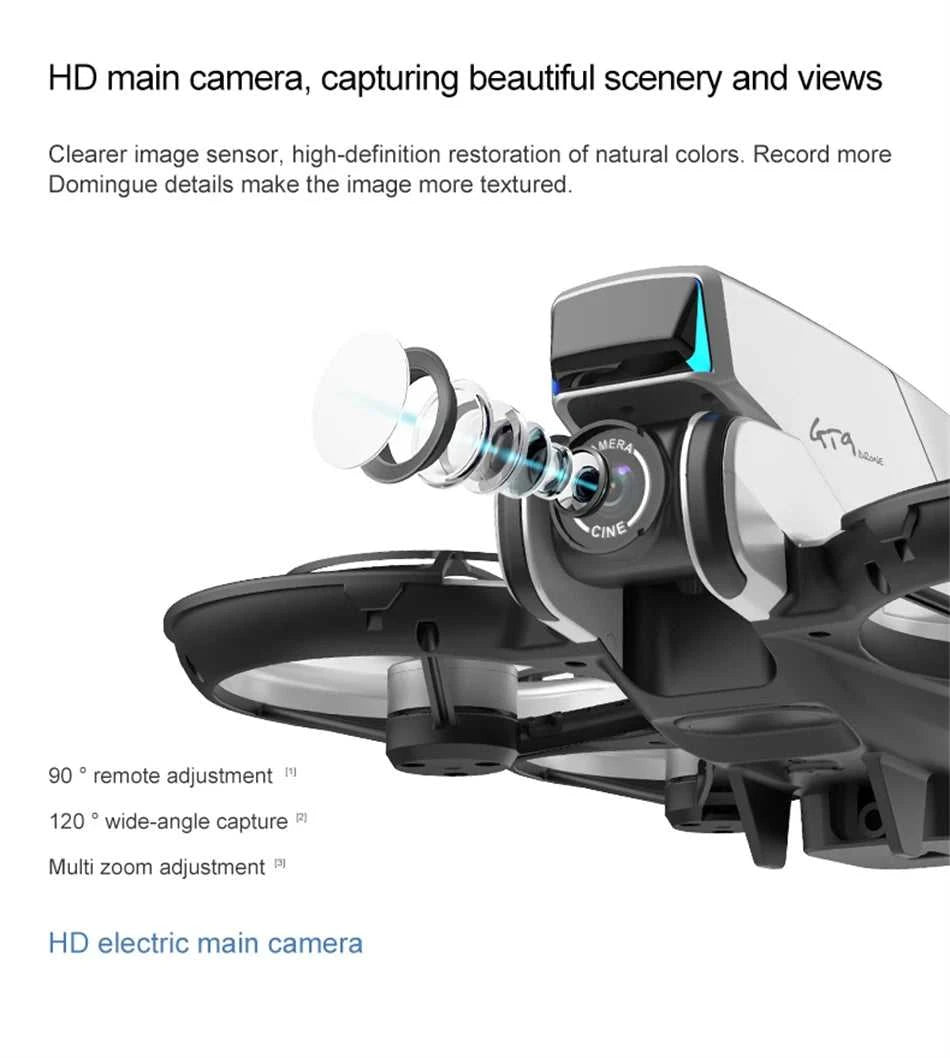 2026 New Drone 4.3 Screen 2.4G 6CH Brushless 1503 4000KV 143g No Registration EIS Anti-Shake Optical Flow WiFi RC Quadcopter Toy The jack market .AU The jack market .AU Drones $ 108 14:193#GT9-8K-Grey-1B;200000828:201589807#8k-Screen display
