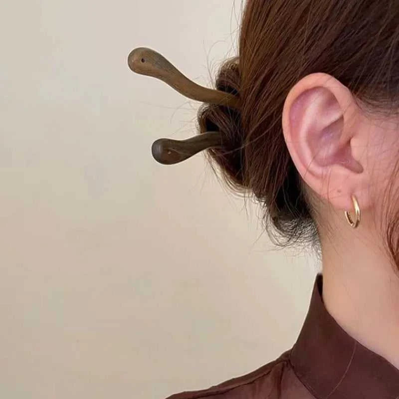 Chinese Style Elegant Wood Hair Stick For Women Girl Hairpins Simple Hair Fork Vintage Hanfu Cheongsam Headwear Hair Accessories The jack market .AU The jack market .AU Jewellery & Chains $ 49 200001033:361188#Wood