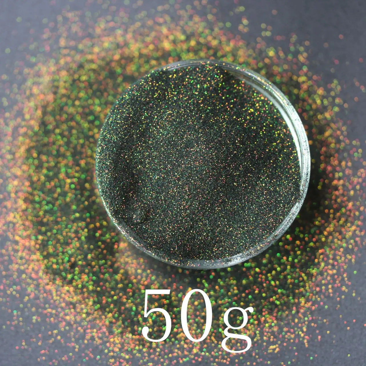 0.1mm Extra Fine Holographic White Colorful Shinning Glitter Spangle Dust for DIY lipstick,Cosmetics,Nail Art Craft Decoration