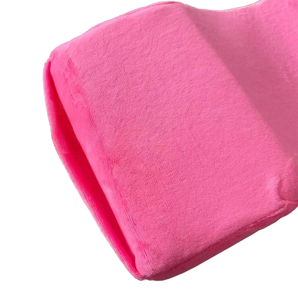 LashLux Memory Foam Eyelash Extension Pillow with Neck Support & Pocket for Ultimate Comfort