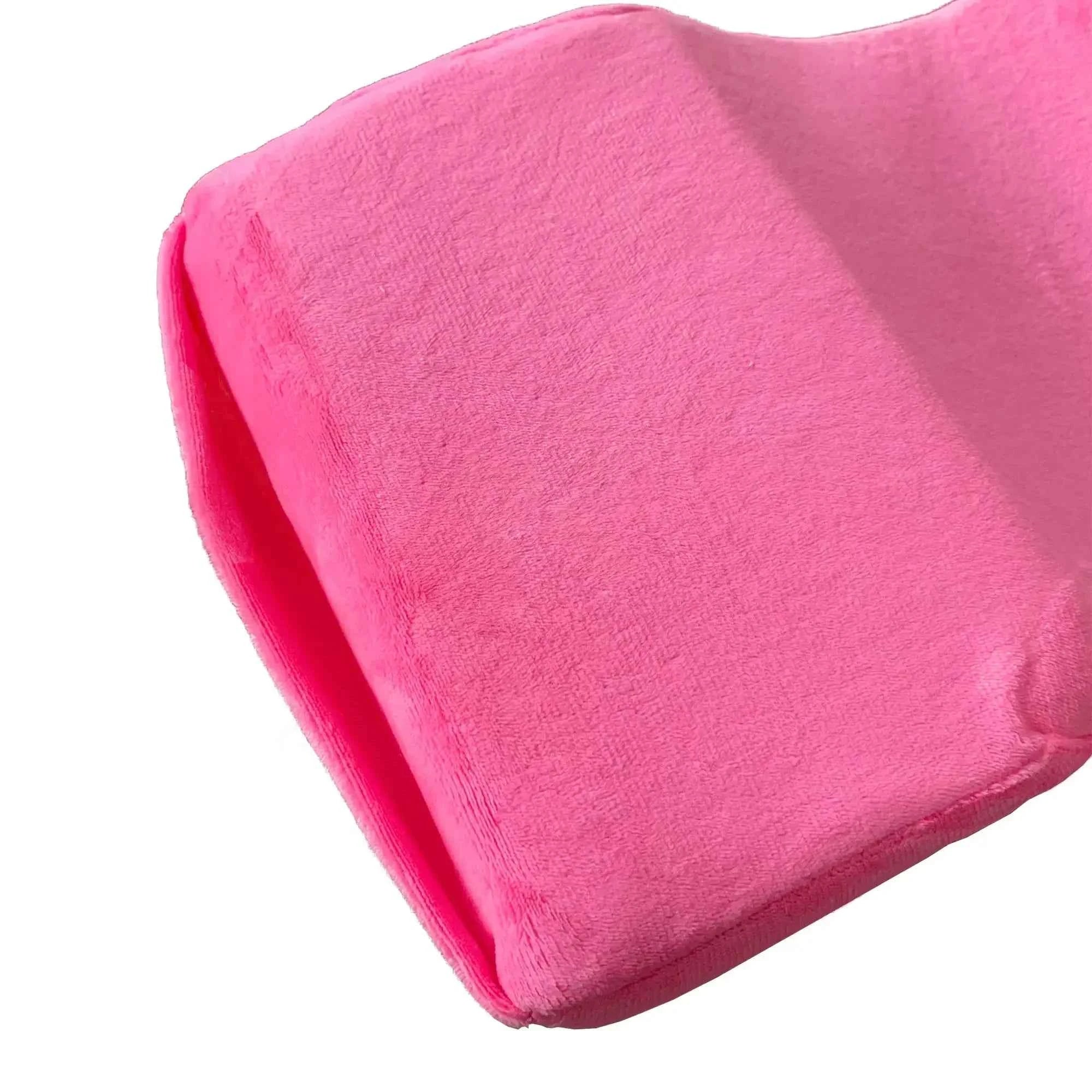 LashLux Memory Foam Eyelash Extension Pillow with Neck Support & Pocket for Ultimate Comfort